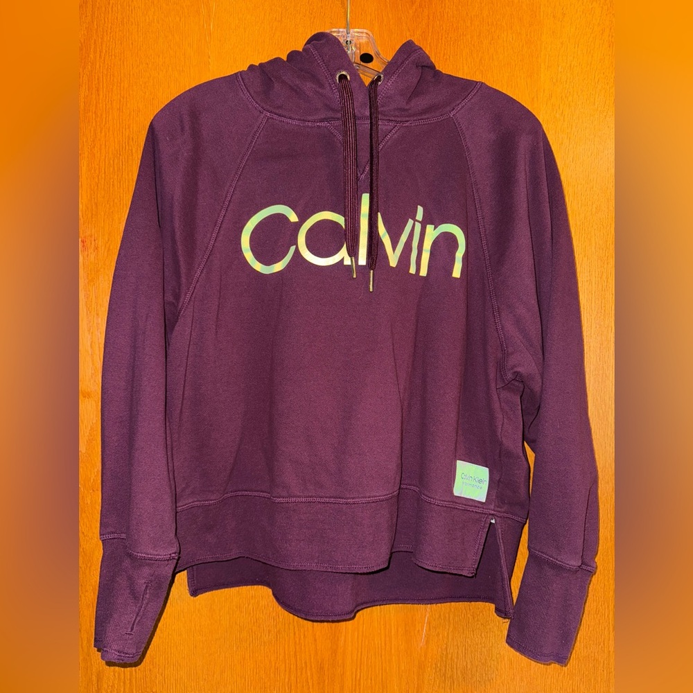 Calvin Kline maroon hoodie